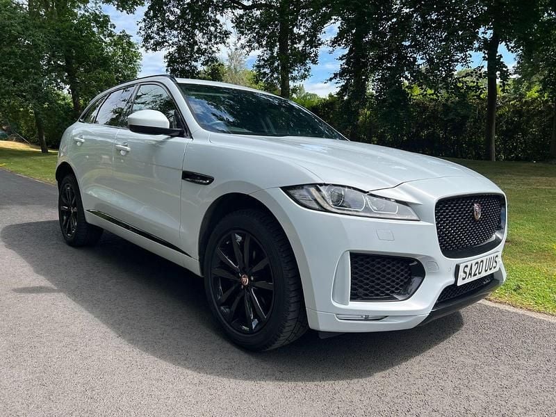White Used 2020 Jaguar F-Pace Chequered Flag SUV | £15,849 (Good price) - Image 1/4