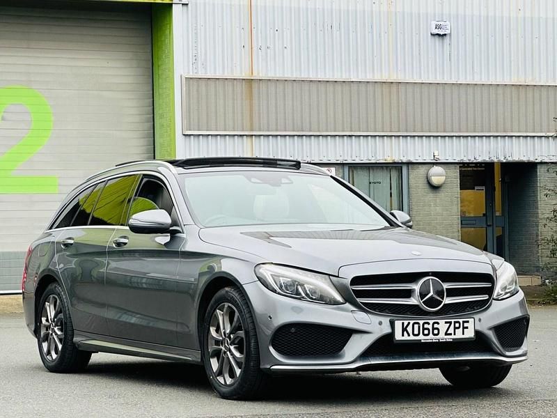 Used Mercedes C220 AMG Line Premium Plus 2017 Grey Estate