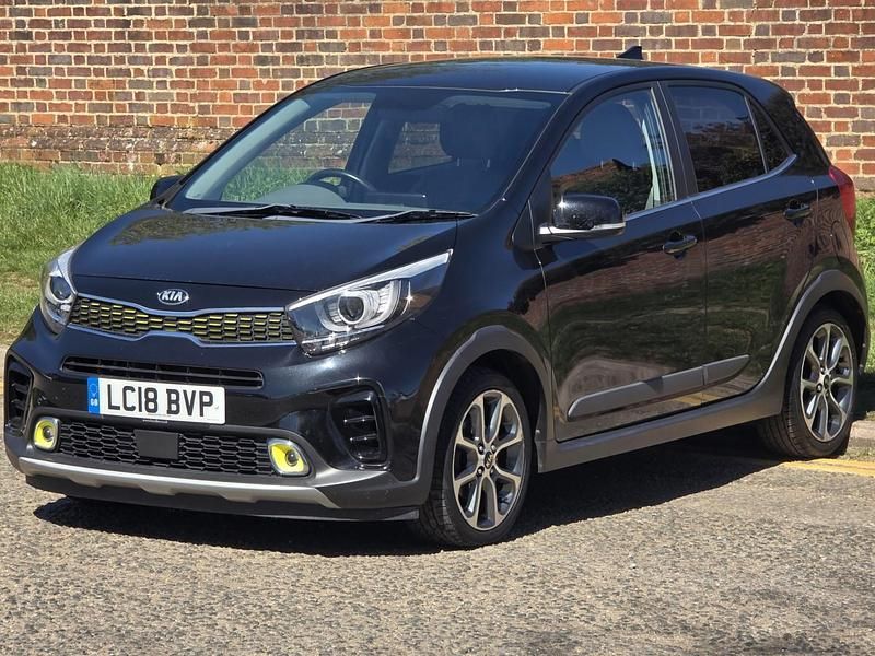 Used Kia Picanto X-Line 84 HP (61 kW) 2018 Black Hatchback