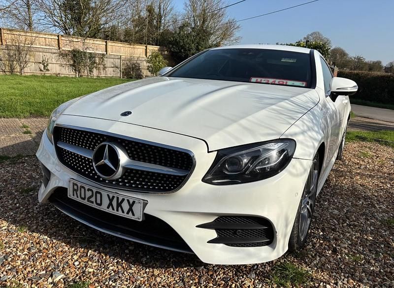 Used Mercedes E300 AMG Line Premium 2020 White Coupe