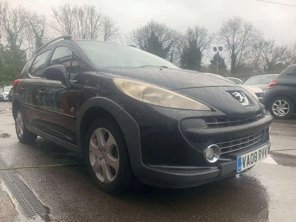 Used Peugeot 207 Outdoor Outdoor 110 HP (80 kW) 2008 Black Estate