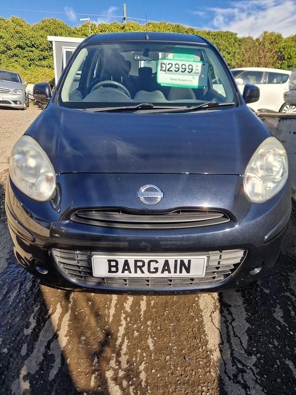 Black Used 2013 Nissan Micra Visia Hatchback | £2,400 (Good price) - Image 1/4