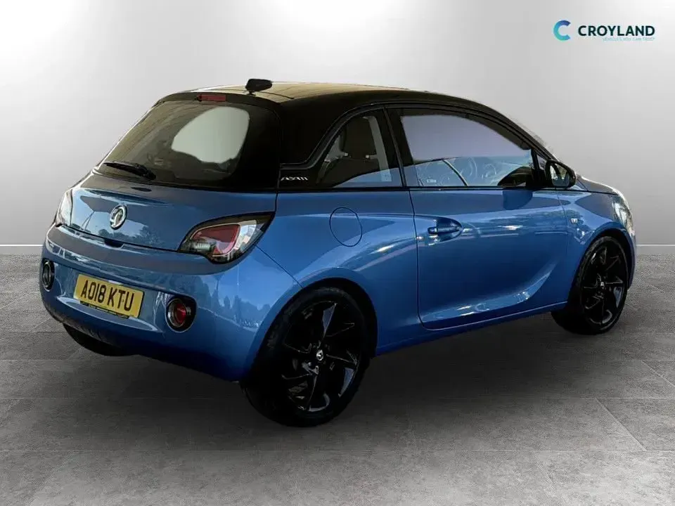 Used Vauxhall Adam S 70 HP (51 kW) 2018 Blue Hatchback