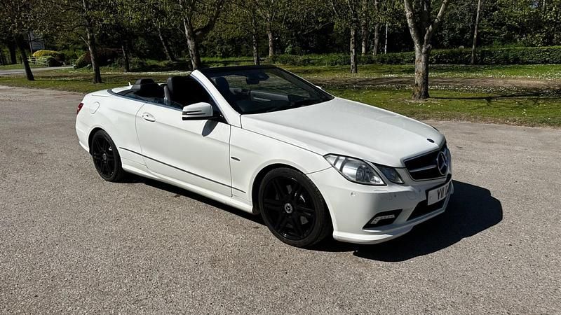 Used Mercedes E350 AMG 2010 White Cabriolet