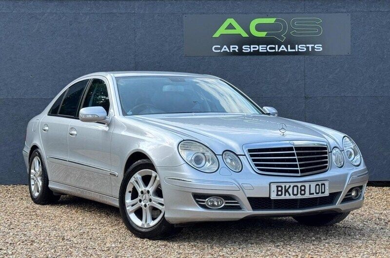 Silver Used 2008 Mercedes E220 Avantgarde Sedan | £2,295 (Good price) - Image 1/4