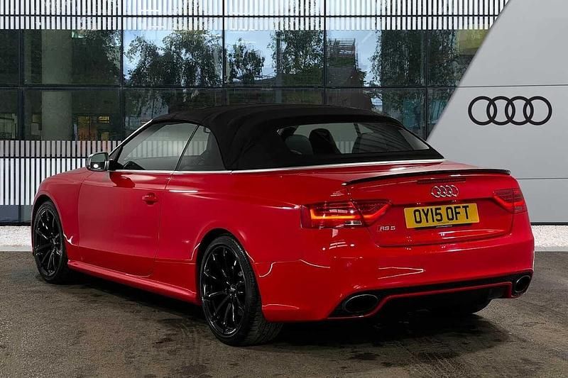 Used Audi RS5 Advanced 450 HP (330 kW) 2015 Red Cabriolet