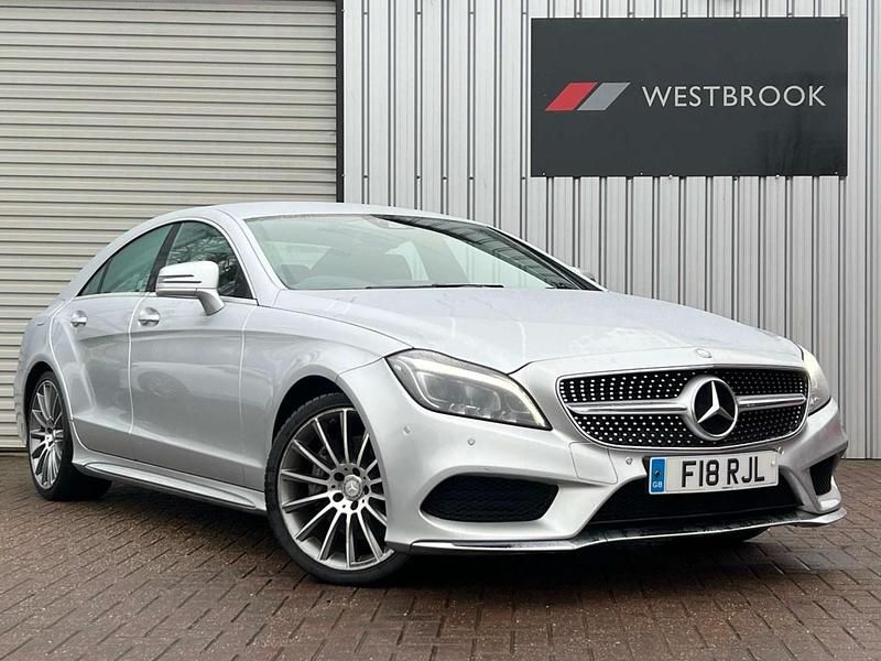 Silver Used 2015 Mercedes CLS350 AMG line Coupe | £10,500 (Fair price) - Image 1/4
