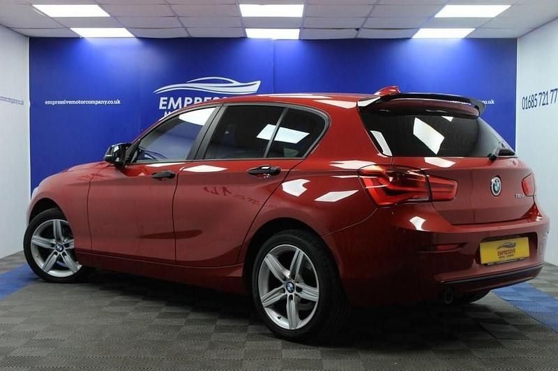 Used BMW 116 Sport Line 116 HP (85 kW) 2018 Red Hatchback