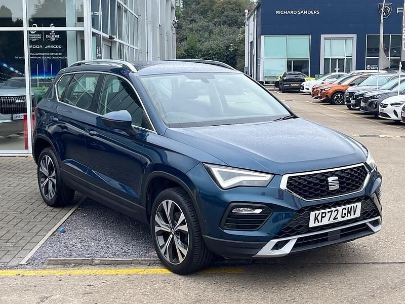 Blue Used 2022 Seat Ateca SE Technology SUV | £15,495 (Fair price) - Image 1/4