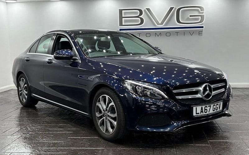 Blue Used 2018 Mercedes C220 Premium Sedan | £11,844 (Good price) - Image 1/3