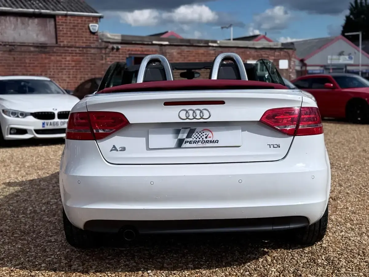 Used Audi A3 Cabriolet Sport 105 HP (77 kW) 2011 White Cabriolet
