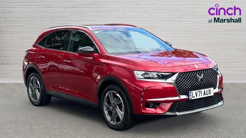 Red Used 2021 DS Automobiles DS7 Crossback Prestige SUV | £19,515 (Fair price) - Image 1/4