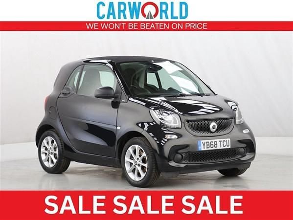 Black Used 2018 Smart ForTwo Coupé Passion Coupe | £6,480 (Fair price) - Image 1/3