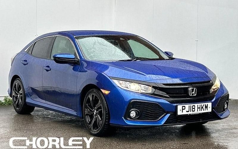 Blue Used 2018 Honda Civic SR Hatchback | £10,531 (Fair price) - Image 1/4