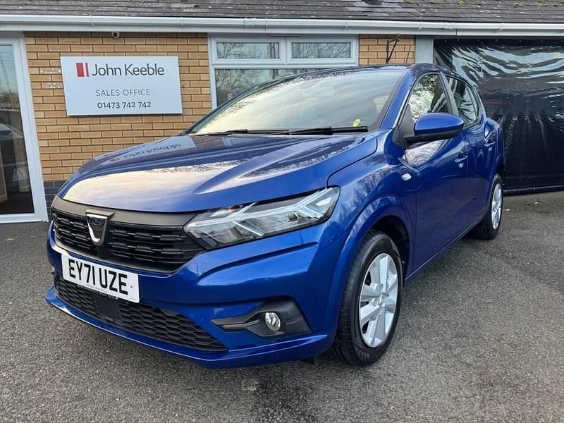 Blue Used 2021 Dacia Sandero Comfort Hatchback | £9,499 (Fair price) - Image 1/4