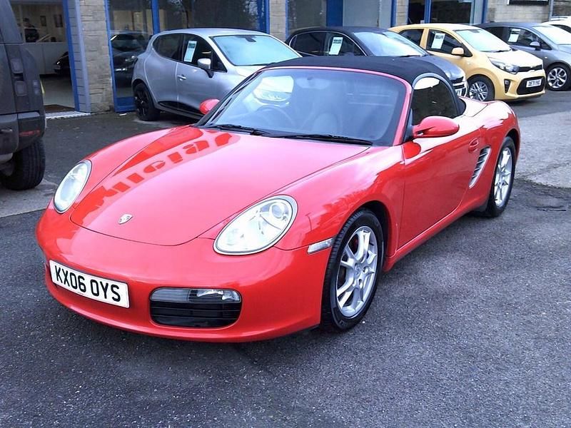 Used Porsche Boxster 245 HP (180 kW) 2006 Red Cabriolet