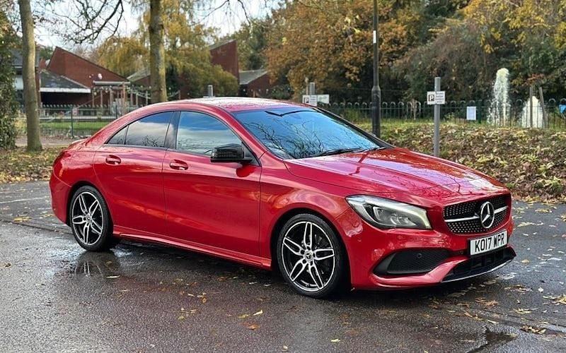 Red Used 2017 Mercedes CLA180 AMG line Sedan | £12,995 (Good price) - Image 1/4