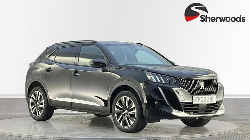 Black Used 2022 Peugeot 2008 Premium SUV | £16,890 (Fair price) - Image 1/4