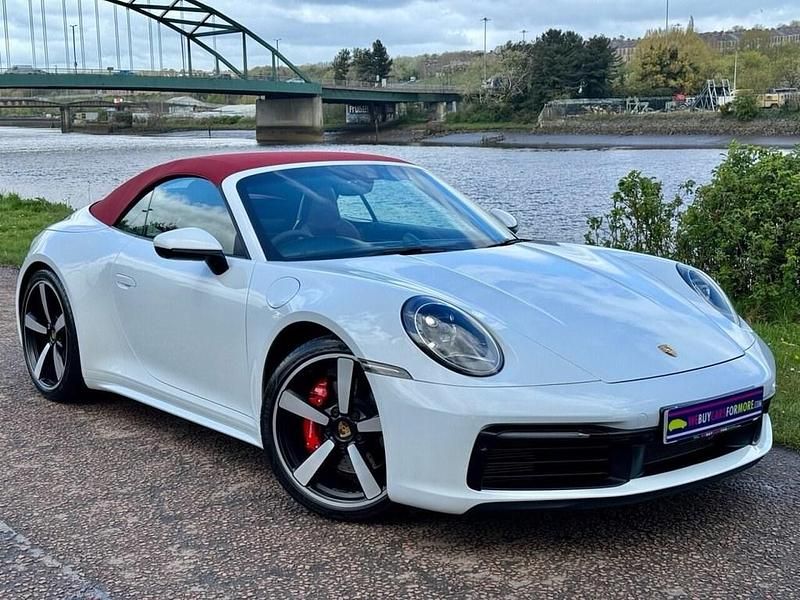 White Used 2019 Porsche 911 Carrera 4S Cabriolet Cabriolet | £89,999 - Image 1/4