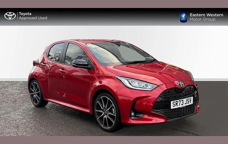 Red Used 2023 Toyota Yaris Hybrid Sport Hatchback | £19,999 (A bit pricey) - Image 1/4