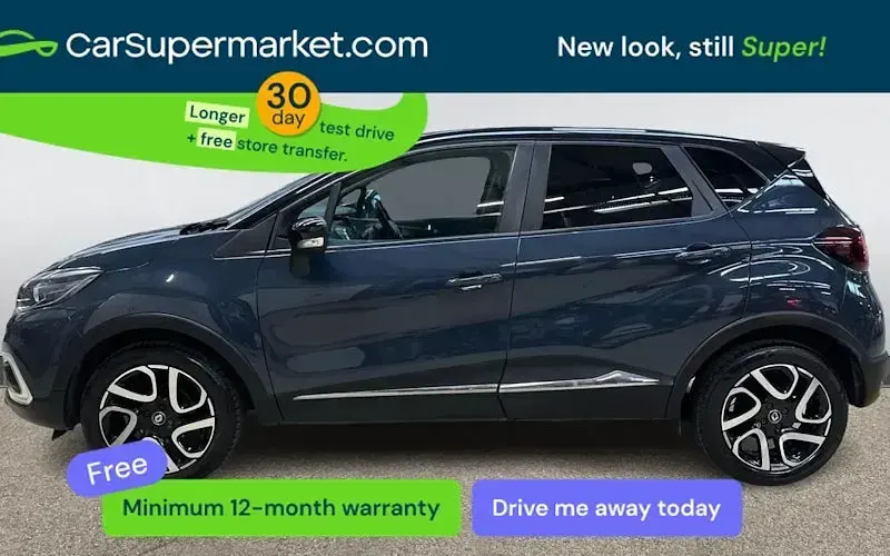 Usado Renault Captur Iconic 90 HP (66 kW) 2018 Azul SUV