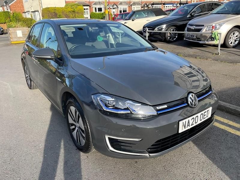 Begagnad VW e-Golf 99 kW (135 HK) 2020 Grå Halvkombi