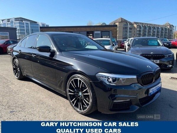 Black Used 2017 BMW 540 M Sport Sedan | £18,995 (Fair price) - Image 1/4