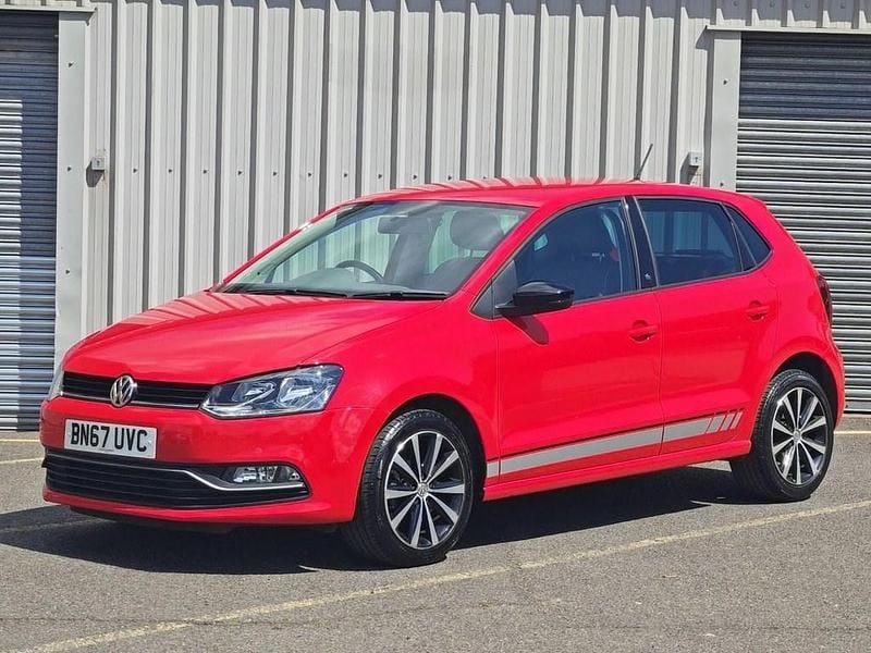 Red Used 2017 VW Polo Beats Hatchback | £9,600 (Good price) - Image 1/4