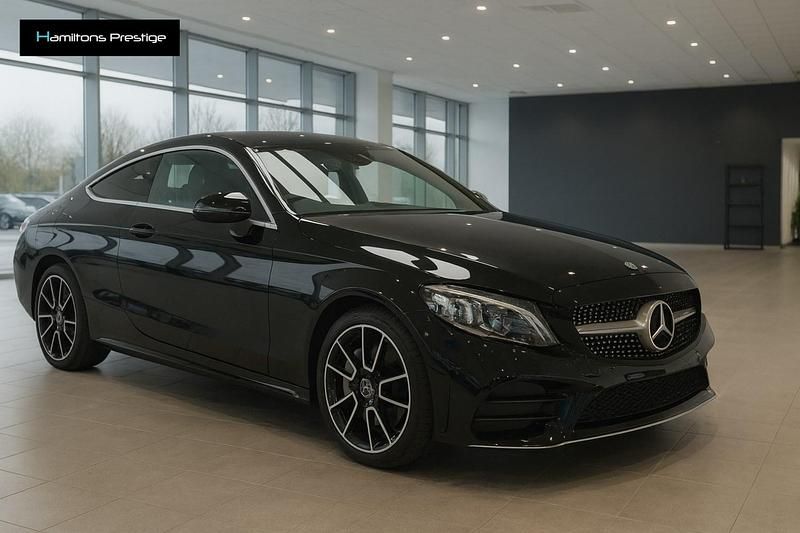 Black Used 2019 Mercedes C300 AMG line Coupe | £16,995 (Fair price) - Image 1/3