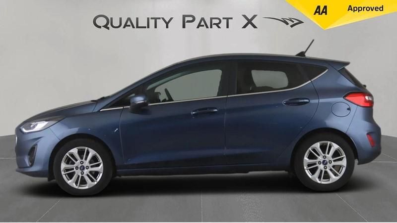Used Ford Fiesta Titanium 2022 Blue Hatchback