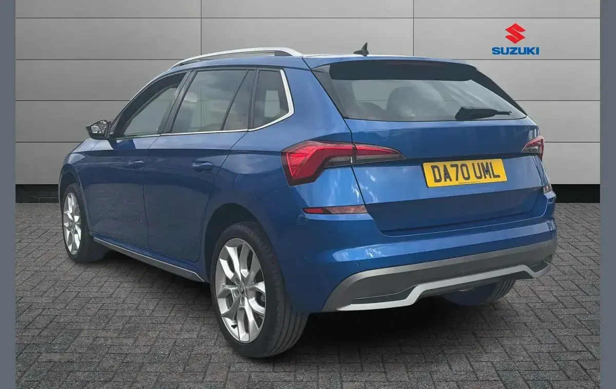 Used Skoda Kamiq SE L 147 HP (108 kW) 2021 Blue SUV