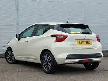 Used Nissan Micra Acenta 90 HP (66 kW) 2017 White Hatchback