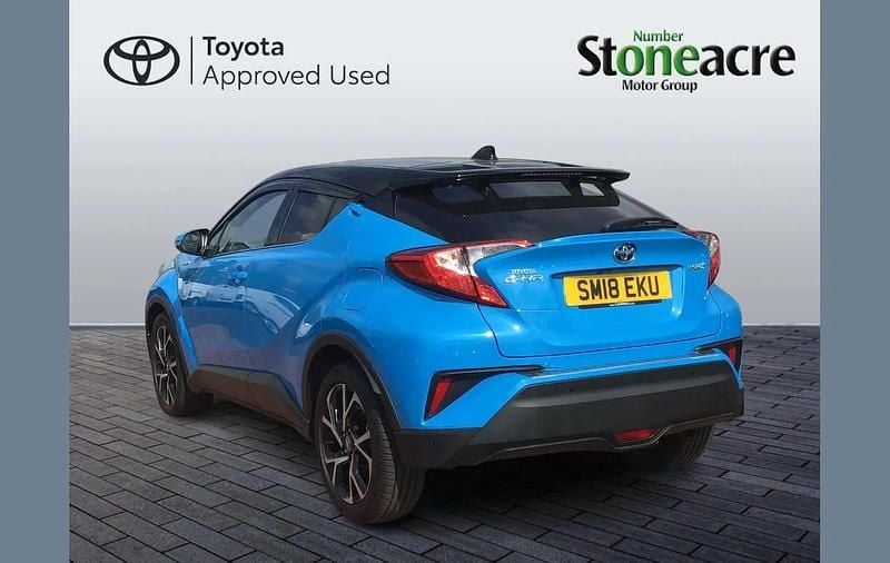 Second-hand Toyota C-HR Design 122 CP (89 kW) 2018 Albastru SUV