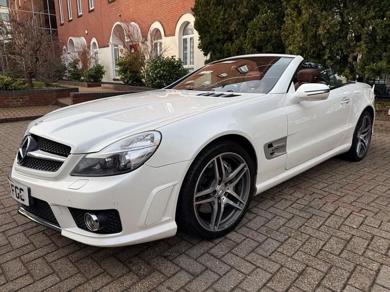Used Mercedes SL63 AMG 2009 White Cabriolet