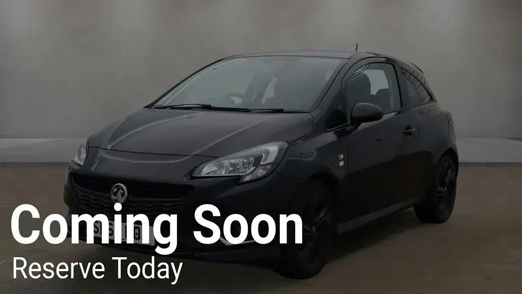 Used Vauxhall Corsa Edition 70 HP (51 kW) 2015 Black Hatchback