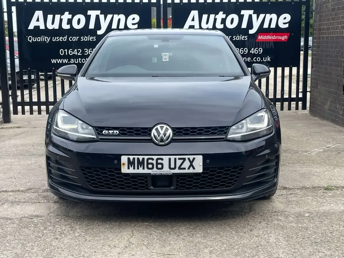 Used VW Golf VII GTD 184 HP (135 kW) 2016 Black Hatchback