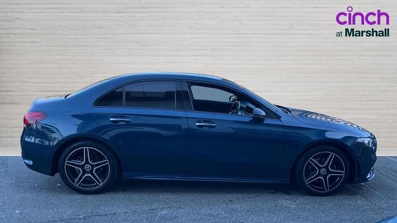 Used Mercedes A200 AMG Line Premium 163 HP (119 kW) 2023 Blue Sedan
