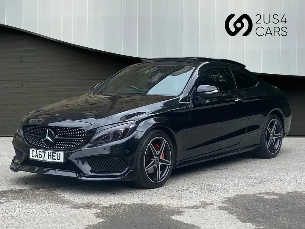 Used Mercedes C200 AMG Line Premium 184 HP (135 kW) 2018 Black Coupe