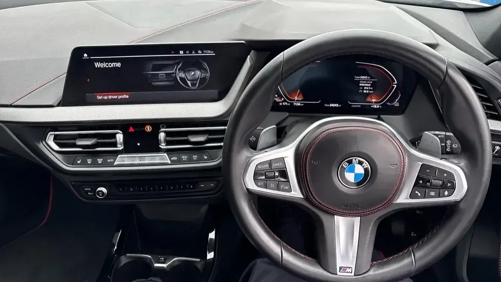 Used BMW 128 ti Shadowline 261 HP (191 kW) 2022 White Hatchback