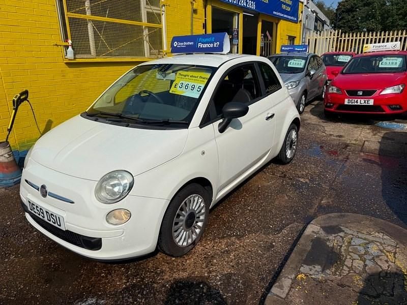 Used Fiat 500 Pop 69 HP (50 kW) 2009 White Hatchback
