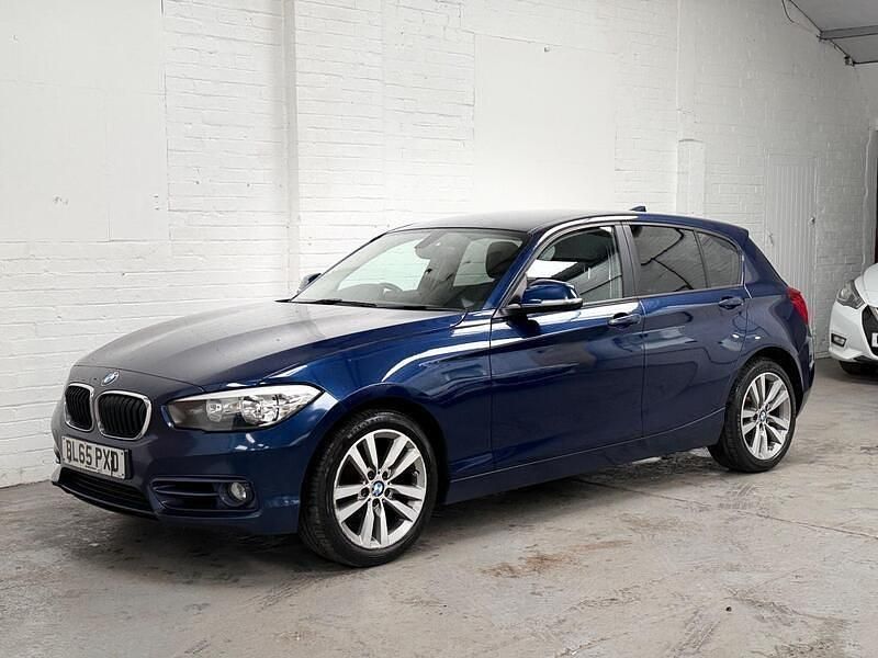 Used BMW 120 Sport Line 2016 Blue Hatchback