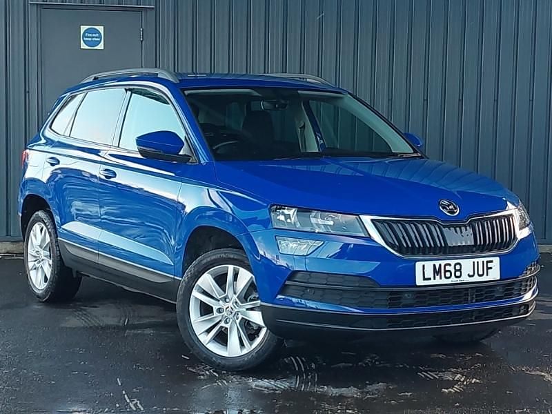 Blue Used 2018 Skoda Karoq SE Technology SUV | £13,998 (Fair price) - Image 1/4