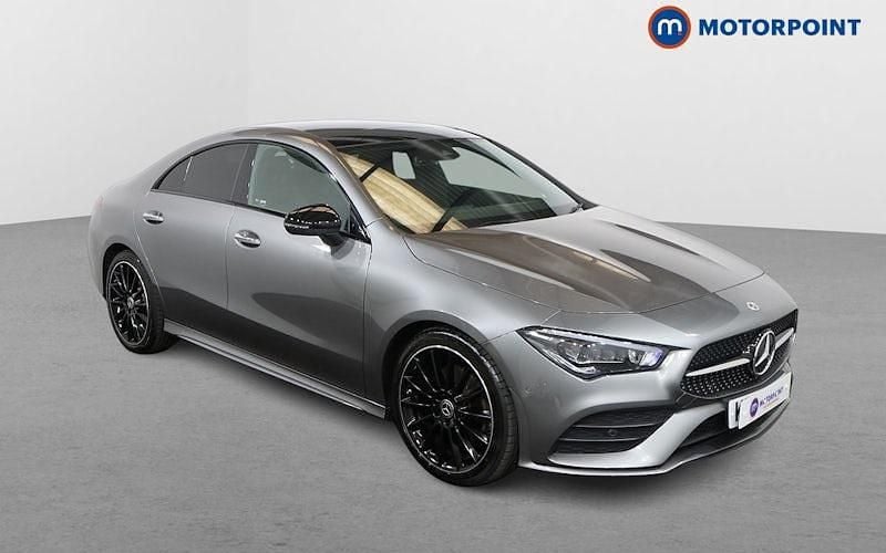 Grey Used 2023 Mercedes CLA220 AMG Line Premium Plus Sedan | £27,099 (Fair price) - Image 1/4