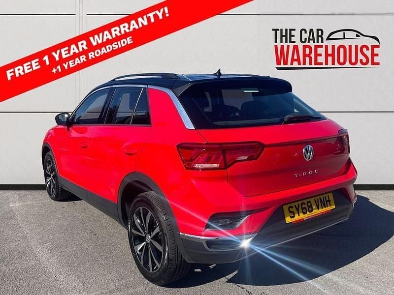 Used VW T-Roc SE 150 HP (110 kW) 2018 Red SUV
