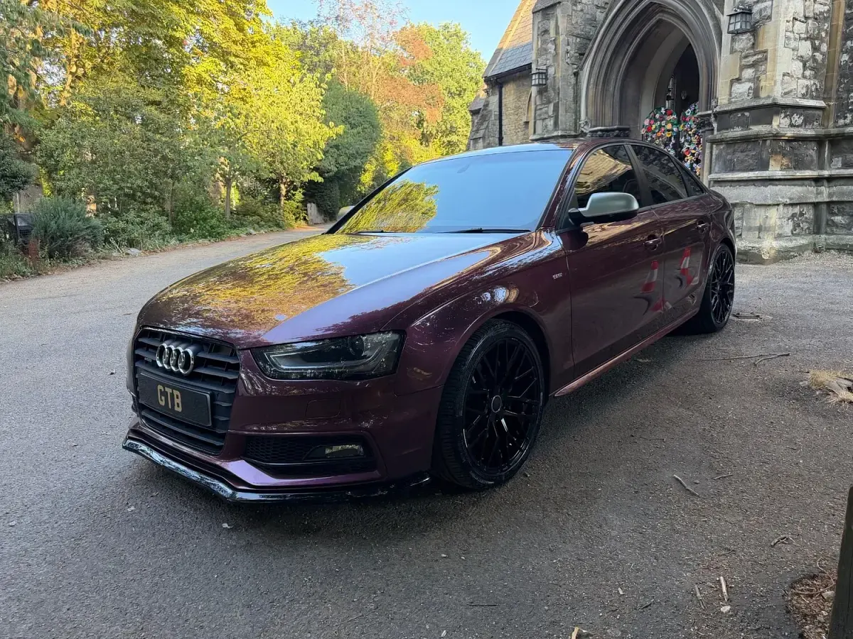 Used Audi A4 Black Edition 2012 Mauve purple Sedan