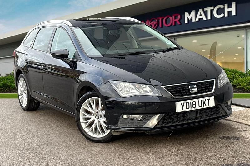 Black Used 2018 Seat Leon SE Dynamic Estate | £9,490 (Fair price) - Image 1/4