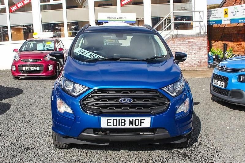 Used Ford Ecosport ST-Line 140 HP (102 kW) 2018 Blue SUV