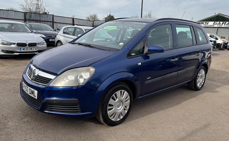 Used Vauxhall Zafira 150 HP (110 kW) 2007 Blue MPV