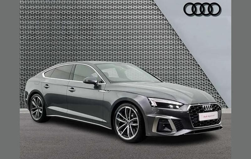 Used Audi A5 Sportback S-Line 161 HP (118 kW) 2022 Grey Hatchback