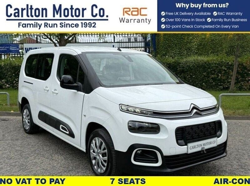 White Used 2022 Citroën Berlingo Feel MPV | £12,950 (Fair price) - Image 1/4